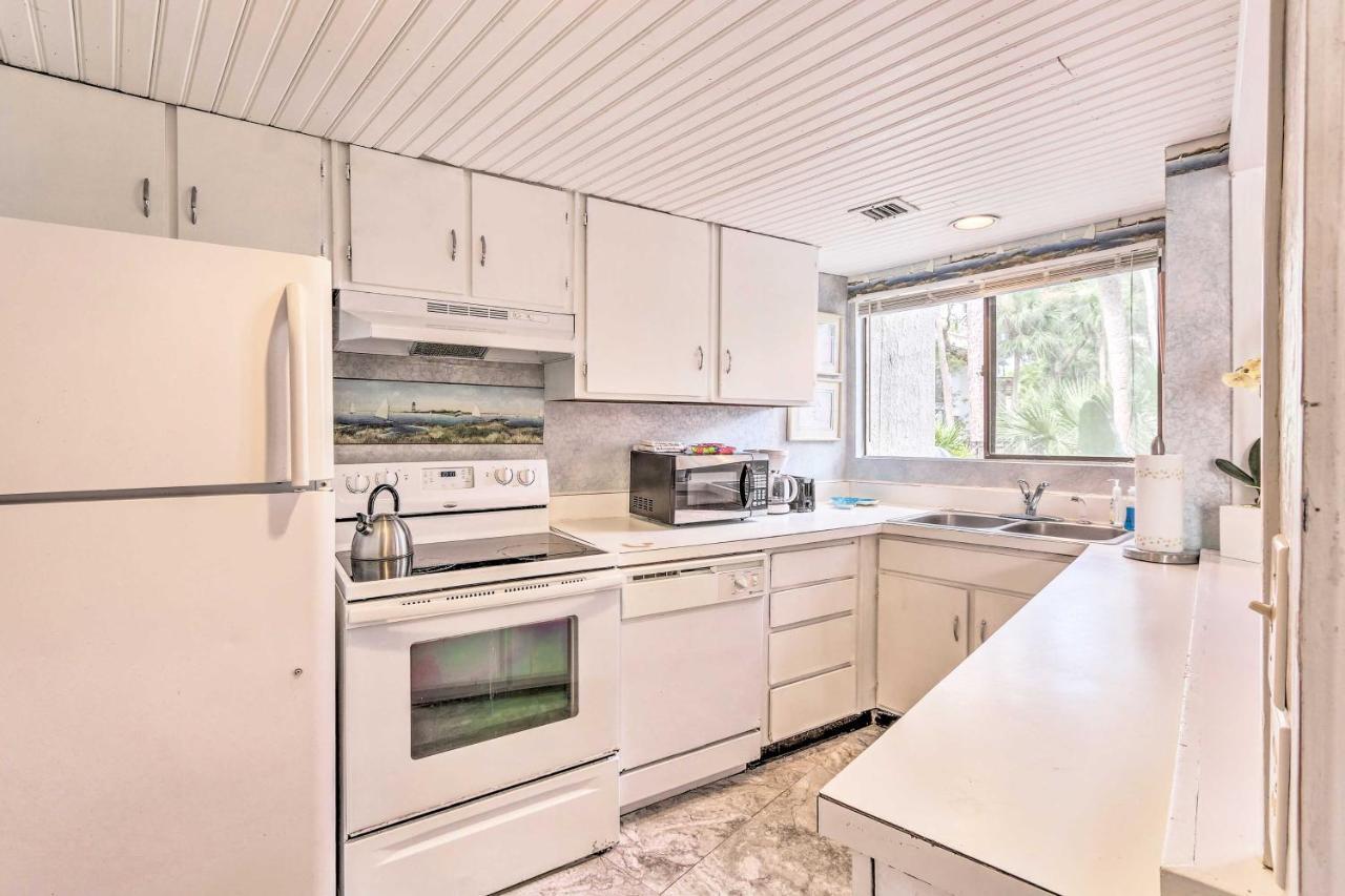 Hilton Head Island Townhome Patio, Walk To Beach Eksteriør bilde