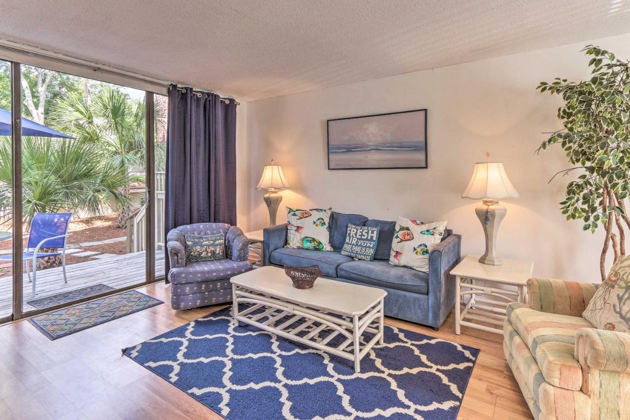 Hilton Head Island Townhome Patio, Walk To Beach Eksteriør bilde