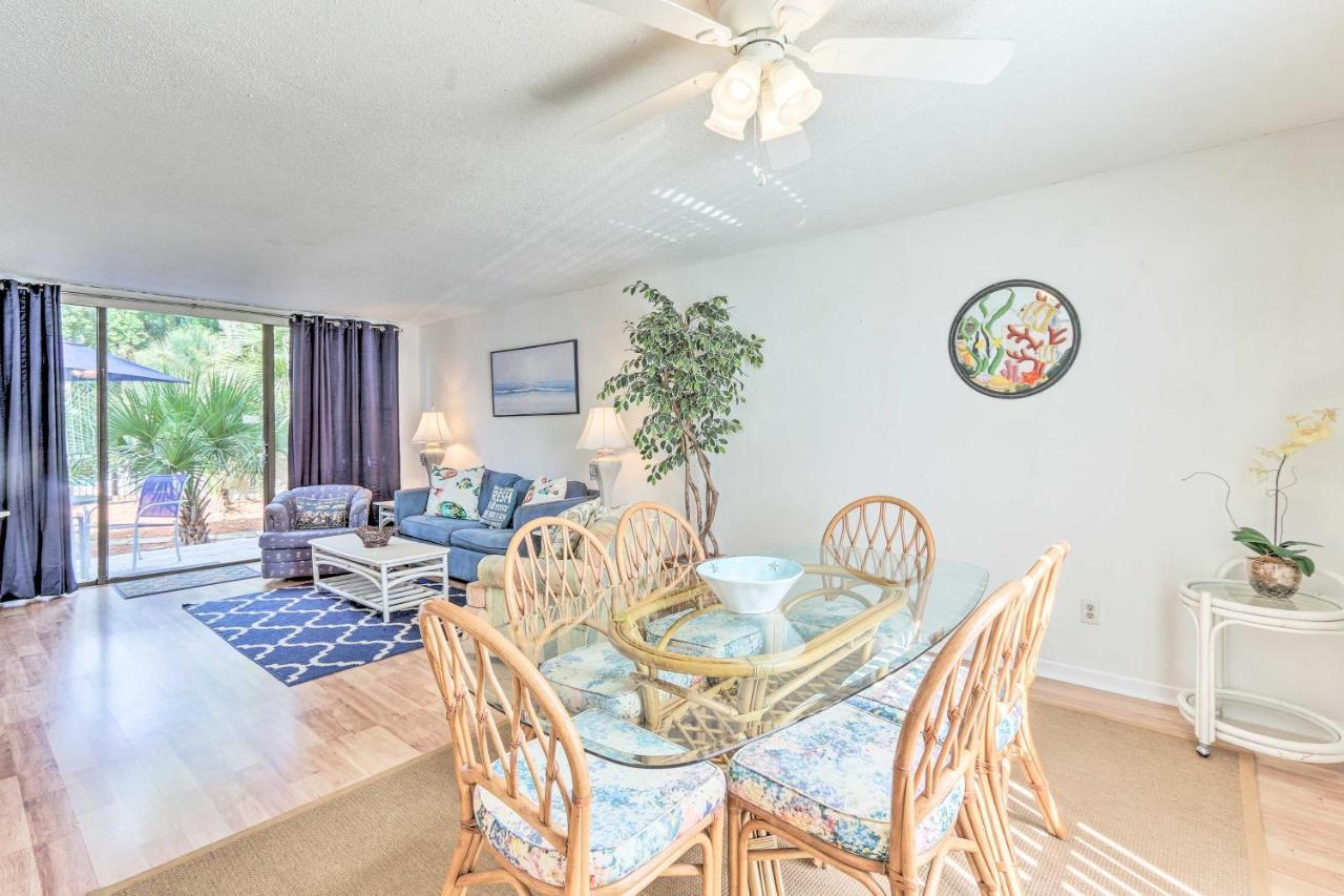 Hilton Head Island Townhome Patio, Walk To Beach Eksteriør bilde