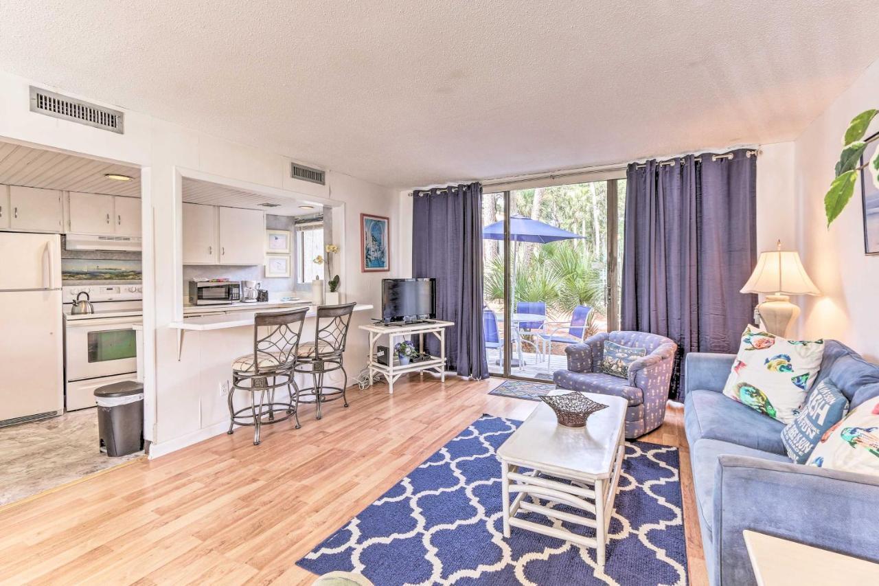Hilton Head Island Townhome Patio, Walk To Beach Eksteriør bilde