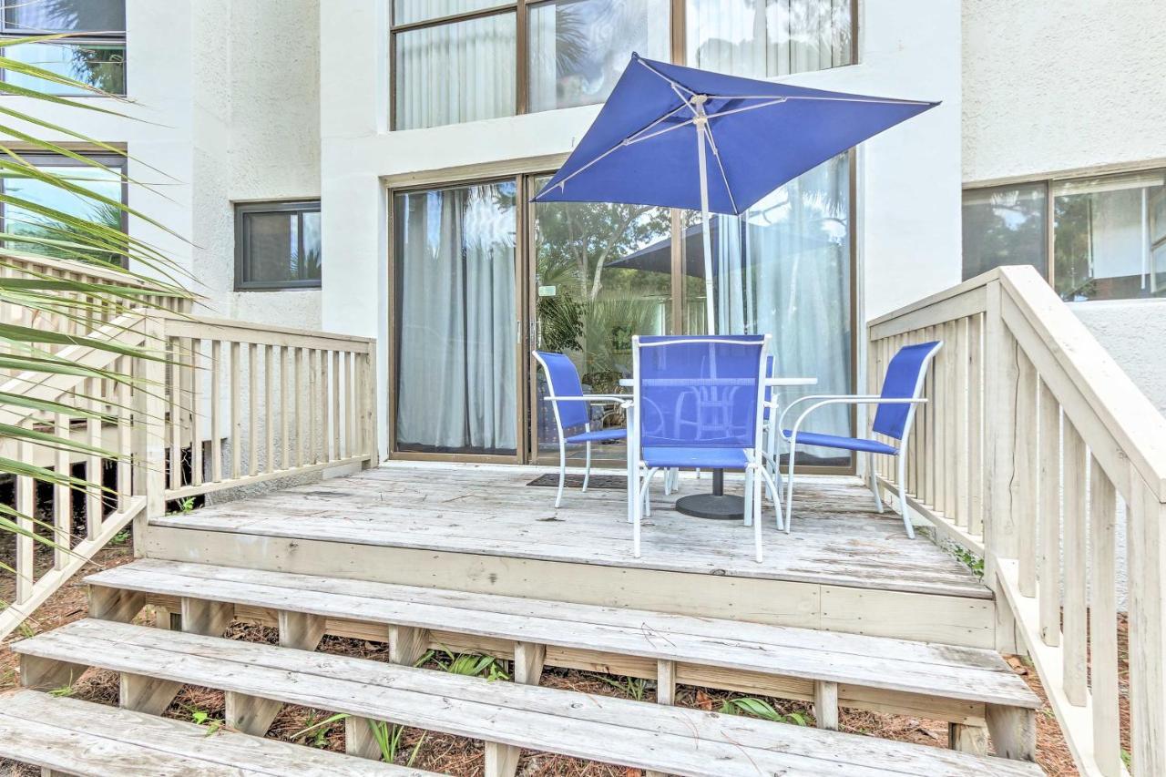 Hilton Head Island Townhome Patio, Walk To Beach Eksteriør bilde