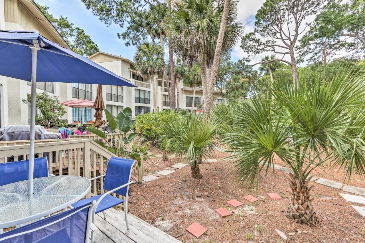 Hilton Head Island Townhome Patio, Walk To Beach Eksteriør bilde