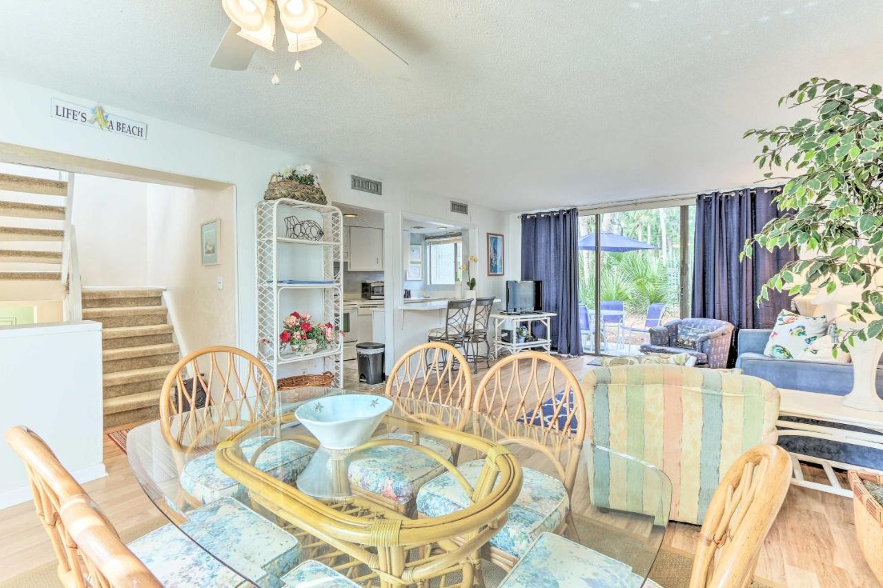 Hilton Head Island Townhome Patio, Walk To Beach Eksteriør bilde
